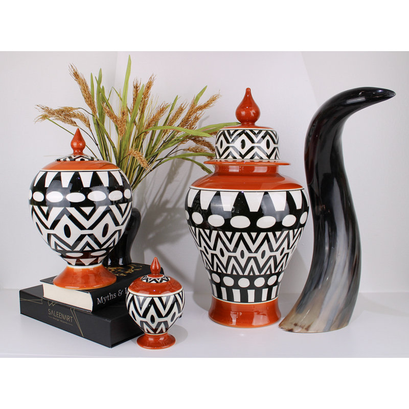 African Handmade Ceramic Jar