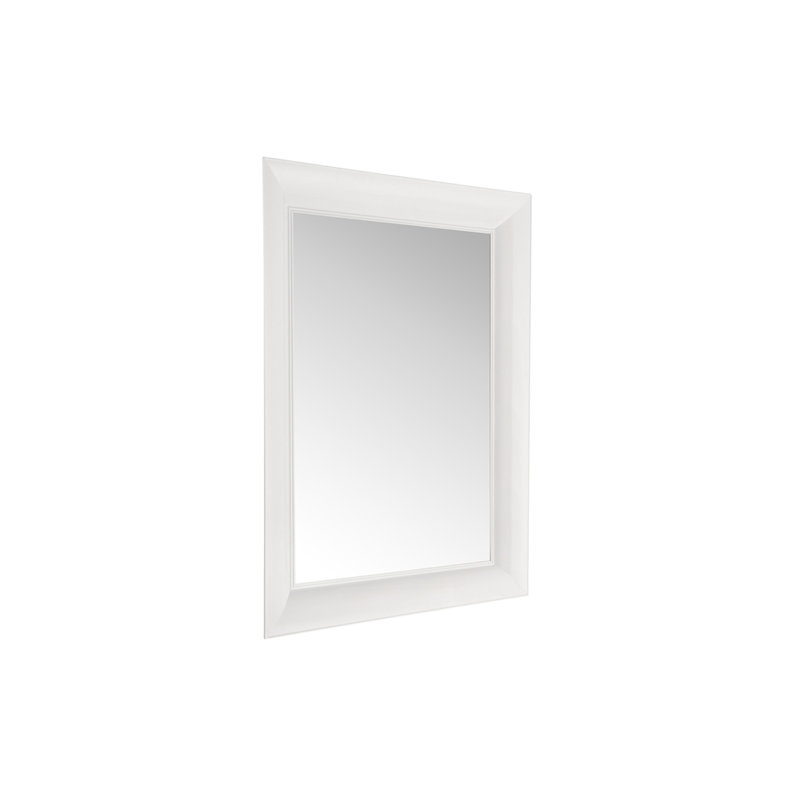 Ghost Flat Wall Mirror, 31" x 25.59", White