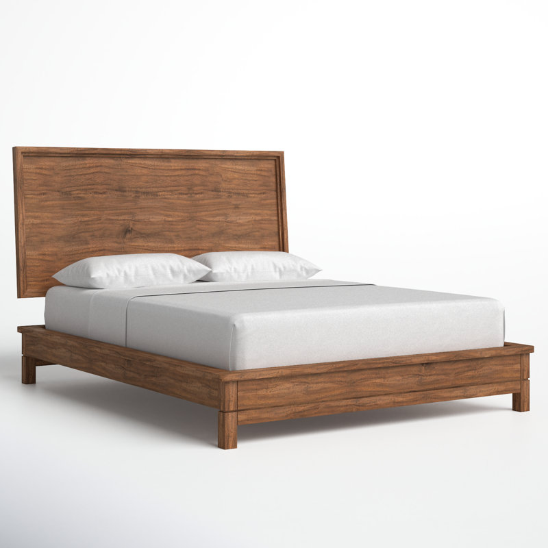 Wrightia Platform Bed, Honey Maple, Queen
