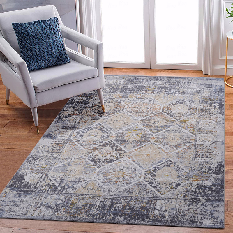 Tapis traditionnel 5 pi x 7 pi, Rectangle 5 pi 3 po x 7 pi 6 po