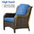 Gering Premium All-Weather Wicker 5 - Person Patio Conversation Set with Cushions-67013958
