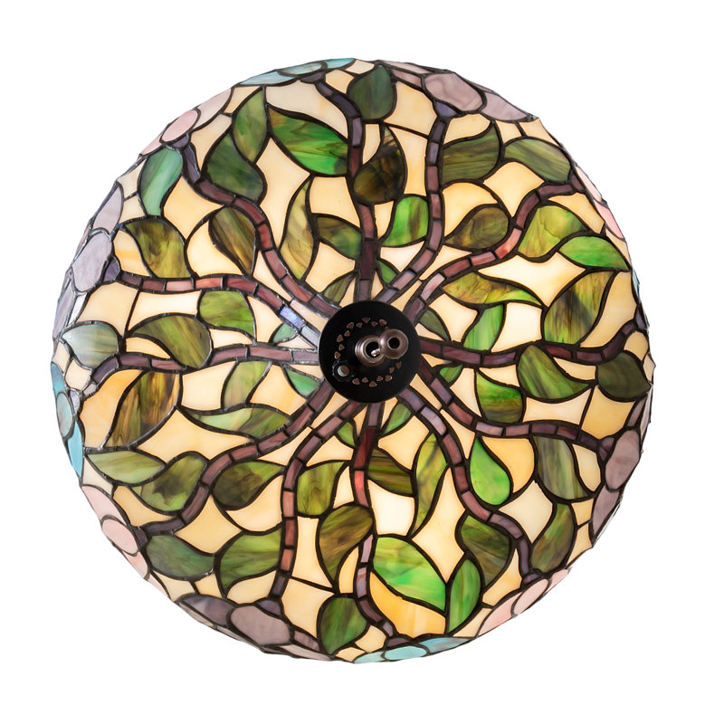 16" Wide Wisteria Fan Light Fixture