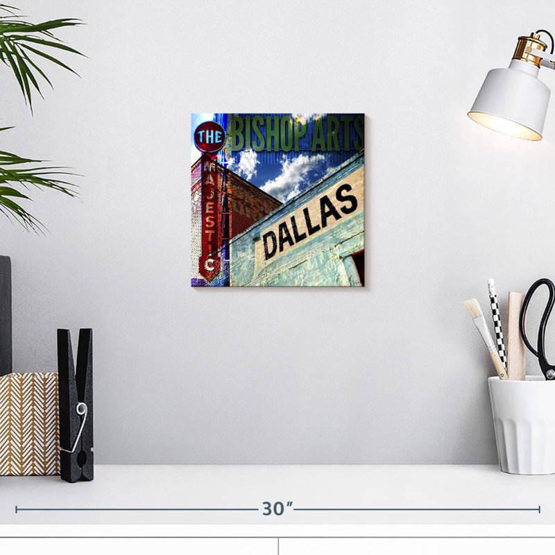 Lilie Bishop Art - Dallas, 10" H x 10" W