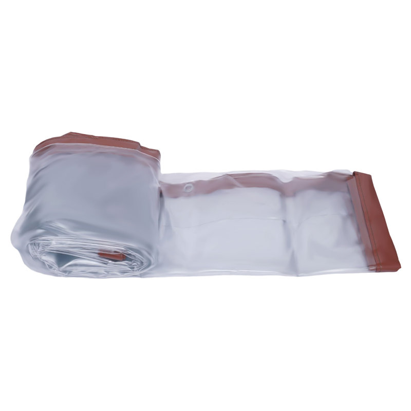 Auvent transparent 8 * 10FT en PVC pour patio, auvents