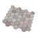 Textured Honeycomb Hexagon Marble Mosaic Tile