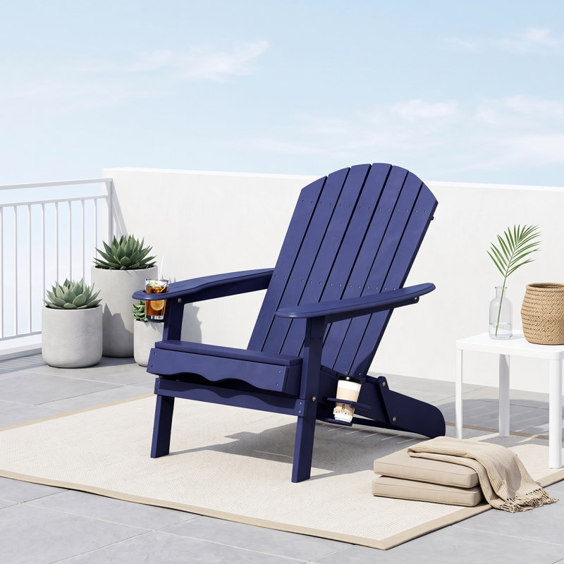 Outdoor Lounge Chair, Blue