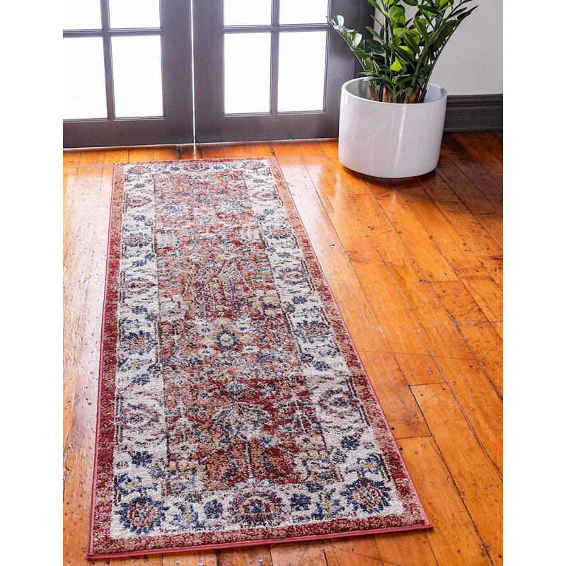 Tapis brun à motif oriental Bally''s, Tapis de couloir 2 pi 7 po x 10 pi