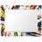 Rock Star I Rectangular Beveled Mirror on Free Floating Printed Tempered Art Glass-531331997