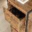 Antioco 3 Drawer Bathroom Storage Cabinet