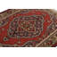 Wool Floral Area Rug in Red/Brown