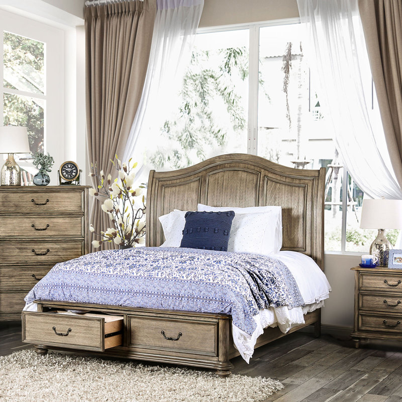 Lit plateforme avec rangement Ceille, Grand