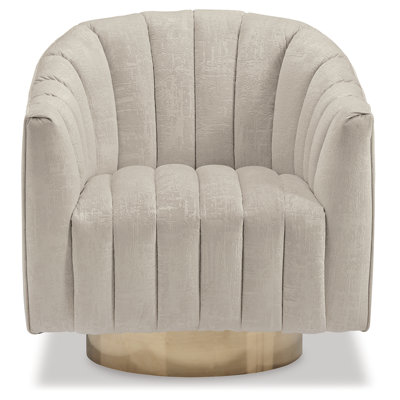 Neveah Upholstered Swivel Accent Chair