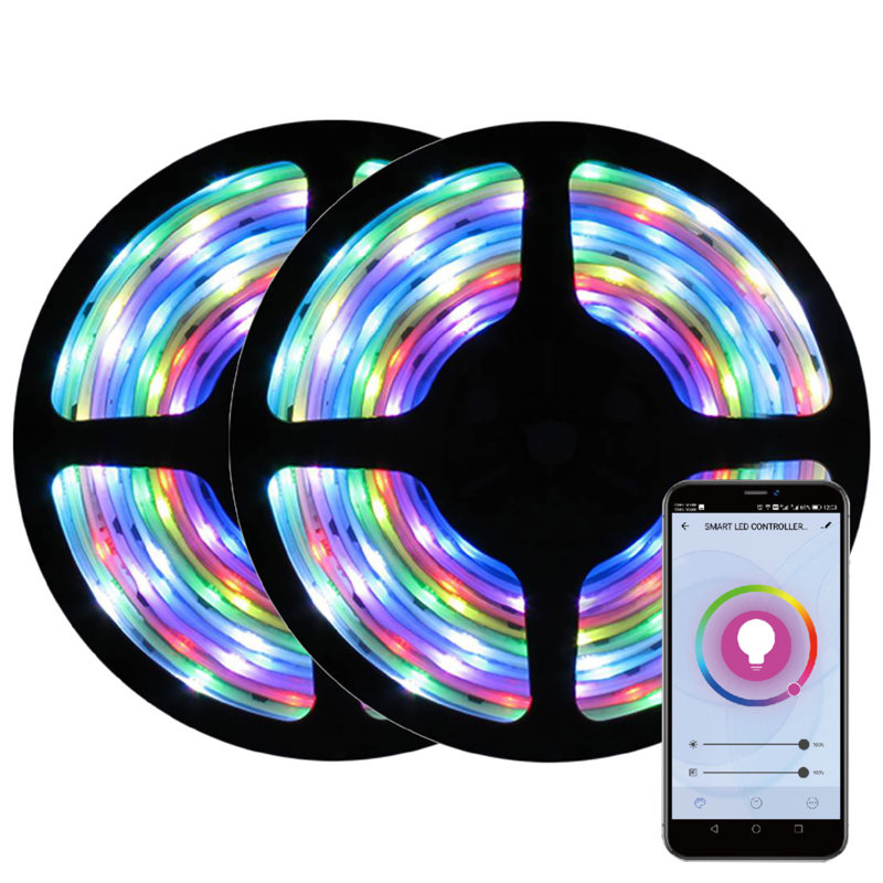 WBM SMART 150-Light LED 196.8" Under Cabinet Strip Light