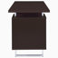 Bureau flottant à 2 tiroirs vieilli-110644423