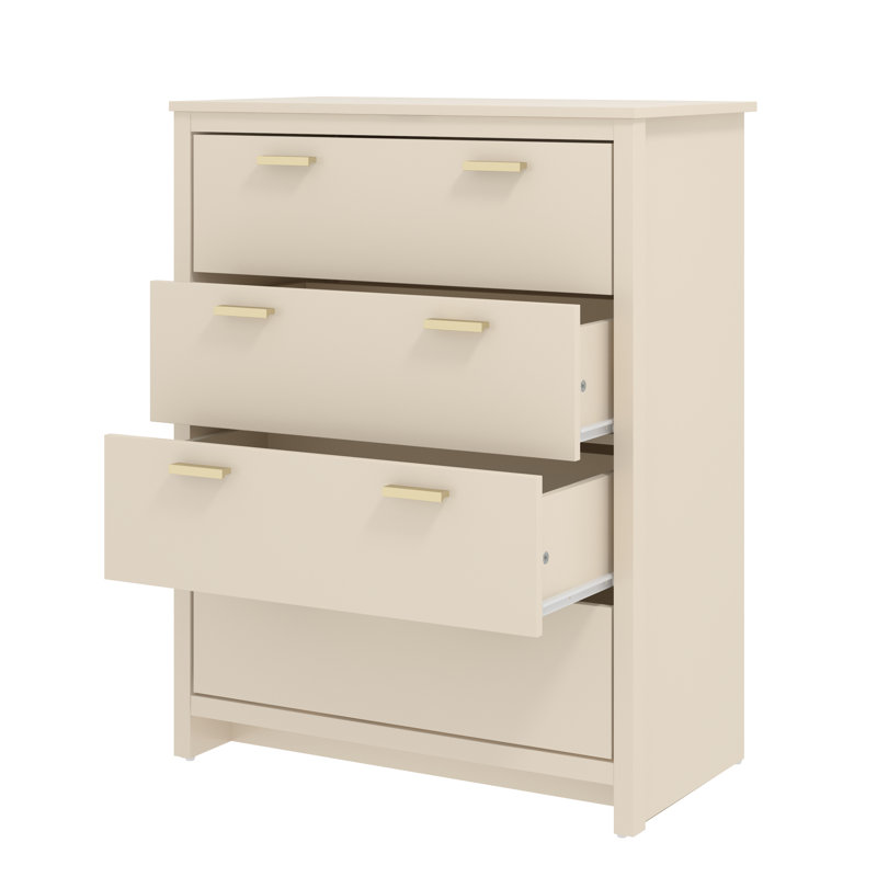 4 - Drawer Chest of Drawers, Natural