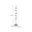 Bombo 160cm Polished Tree Floor Lamp