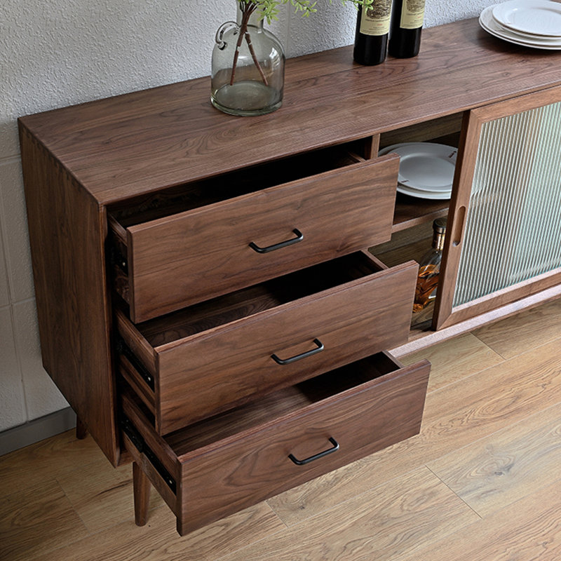 Buffet américain de luxe rétro, H 33,4 po x l 63 po x P 14,9 po