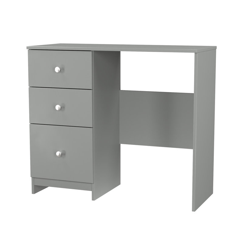 Borth 3 Drawer Vanity (Ready Assembled), Uniform Grey/Dusk Grey