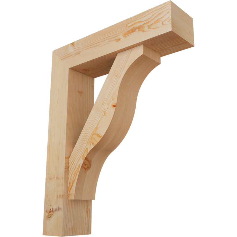 Support Funston Block avec support décalé, 38 x 30, Sapin Douglas de l 7 1/2 (lisse)
