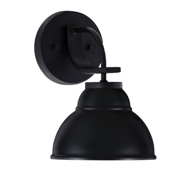 Taopi Cavella Wall Sconce Shown In Matte Black Finish With 7"