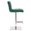 Basso Swivel Upholstered and Faux Leather Bar Stool-55606649