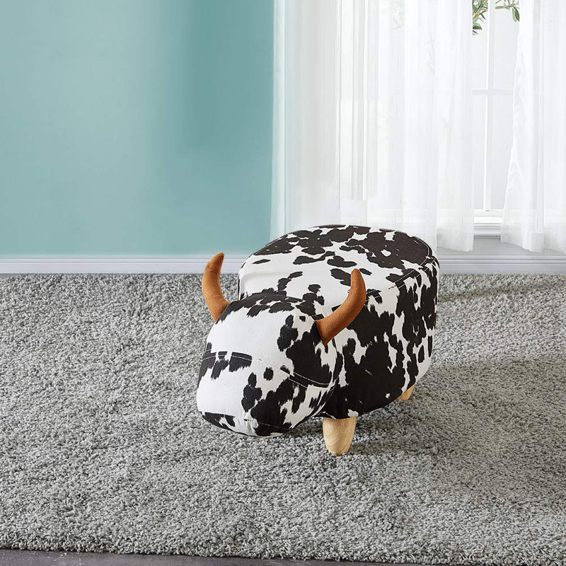 Neelam 60cm Wide Novelty Animal Print Ottoman