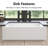 24'' L Single Bowl Fireclay Kitchen Sink