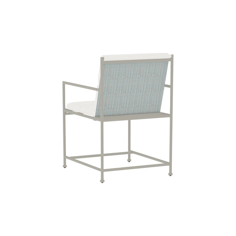 Chaise de salle à manger Glendale, Tanné, Blanc