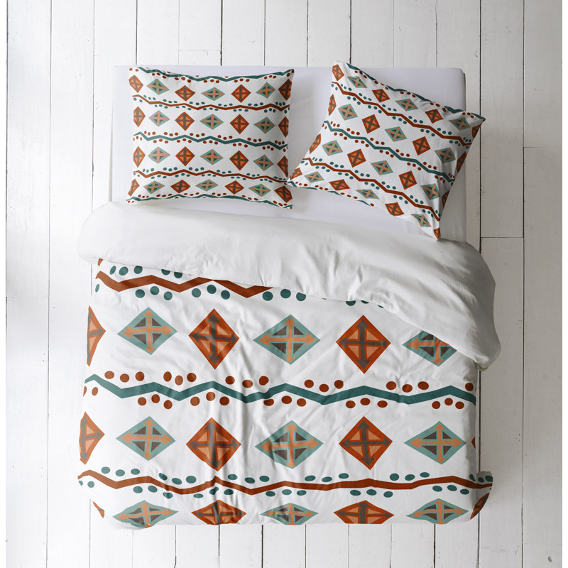 Abstract Duvet Cover, King Duvet Cover + 2 King Shams