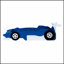 Lit plateforme en forme de voiture de course avec roulettes, durable et amusant pour les chambres d'enfants et les chambres à thème.-1347798368