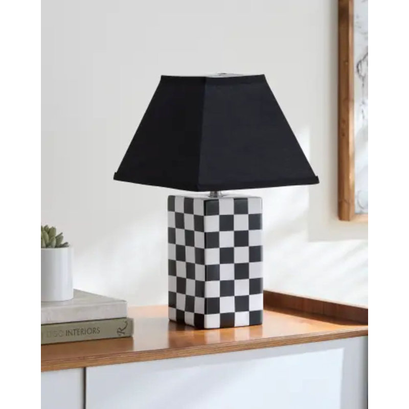 Lampe de table Erath, Noir, Black