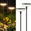 Éclairage solaire de jardin, 6 lumières solaires lumineuses 40LM d'extérieur, jusqu'à 14 heures, 31 po de hauteur, éclairage solaire de sentier extérieur, allumage / extinction automatique pour l'extérieur de la cour