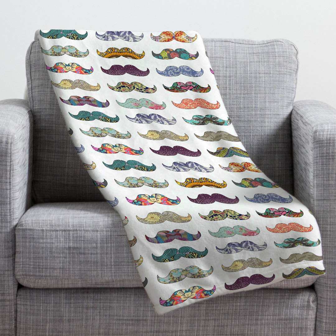 Bianca Green Throw Blanket Deny Designs 