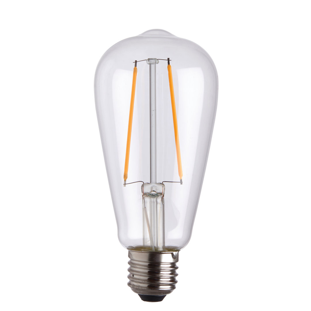 2W E27 ES ST64 Pear LED Dimmable Bulb - 230lm 2200K Warm White