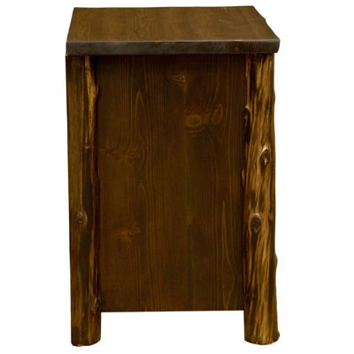 Fireside Lodge Headwaters XL Three Drawer Nightstand - Coffee