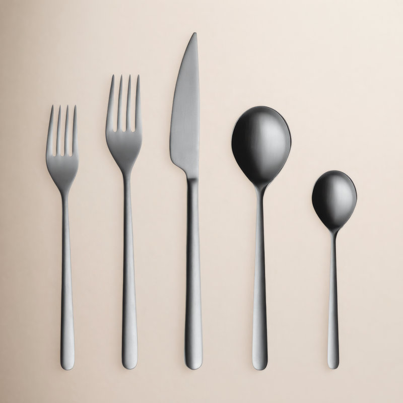 Linea Cutlery Set 5 Pcs Linea, Ice Silver