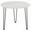 Table basse ronde avec plateau de table épaissi et pieds en métal-1745904912