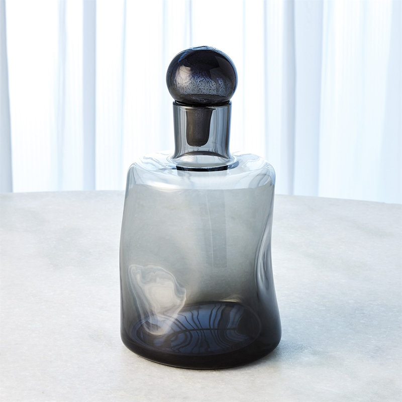 Carafe pincée - gris - court, H 10 po x l 5,5 po x P 5,5 po
