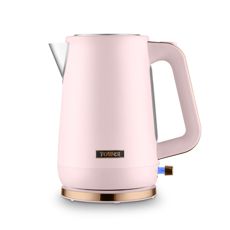 Tower Cavaletto 1.7L Jug Kettle with 3KW Rapid Boil, 360° Swivel Base, Removable Filter, Water Gauge, Stainless Steel Body, Illuminated Switch