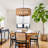 Beatric 6-Light Dimmable Drum Chandelier-69837750