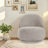 360° Swivel Boucle Barrel Chair-1888647816
