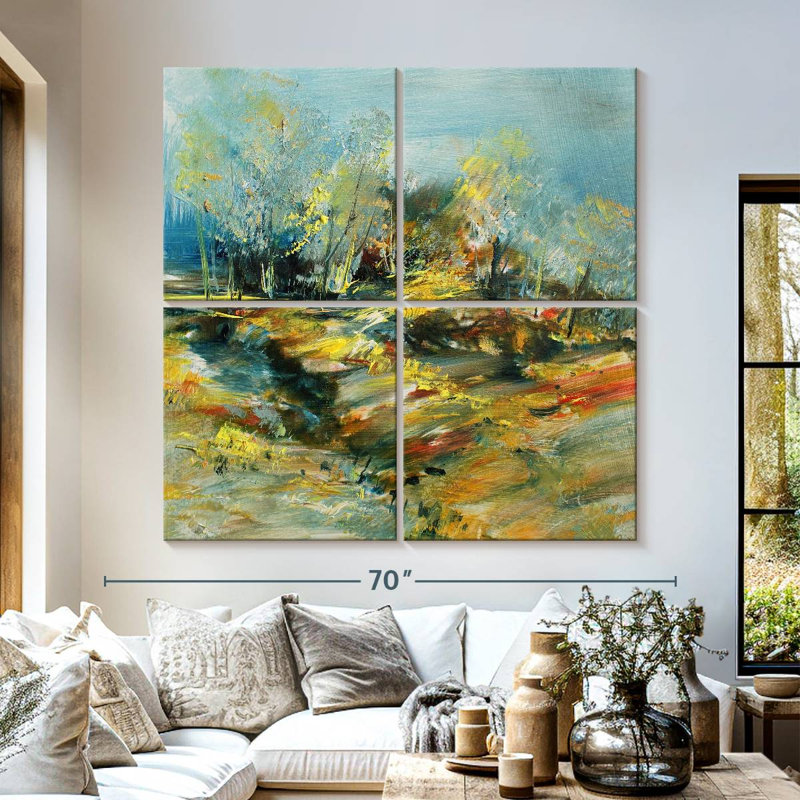 Avery Mountain Forest, 57" H x 57" W