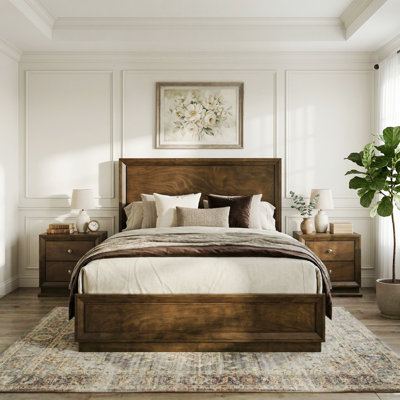 Hardeman 3-Piece Panel Bedroom Set with Nightstands