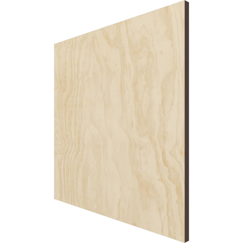 Planche de loisir en bois, Bouleau, H 11,75 po x l 11,75 po x P 0,38 po