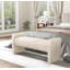 Banc rembourré en polyester 51,2 po-863799538
