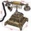 Téléphone décoratif rétro rotatif