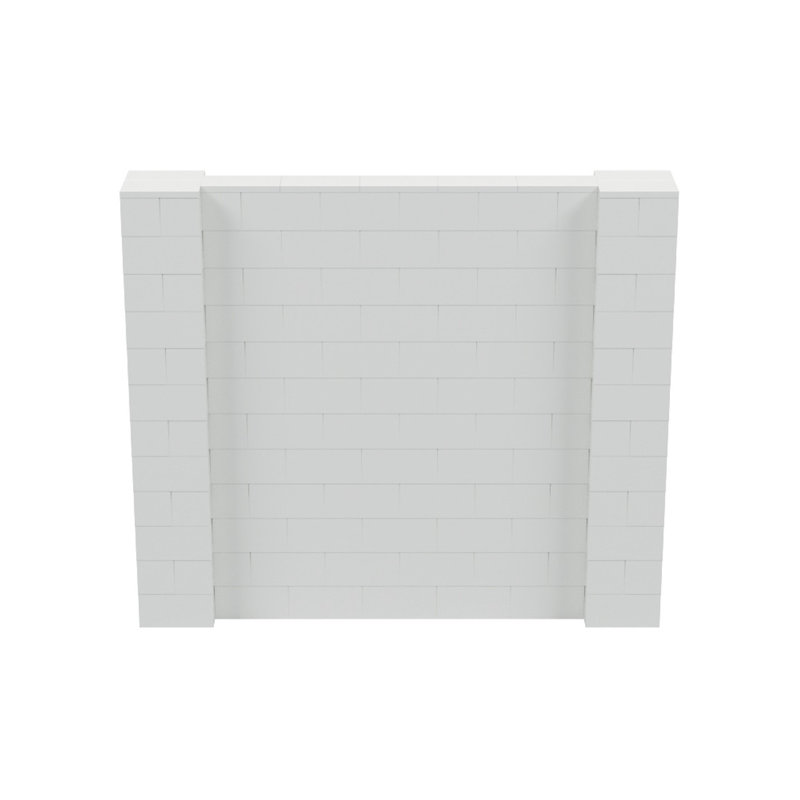 Cloison 1 panneau autoportante, Gris clair, H 72 po x l 84 po x P 12 po