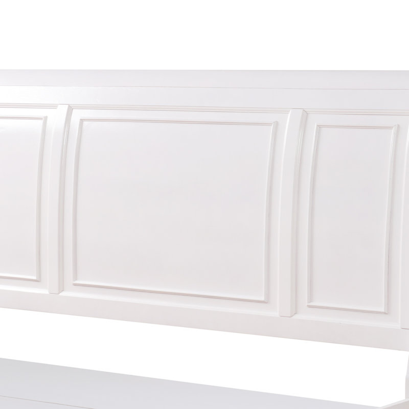 Grand lit Meade G8975A-QB, blanc, Blanc, Grand lit