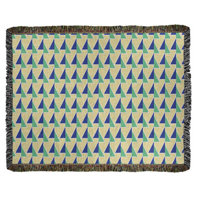 Couverture en coton tissé à flèches changeante