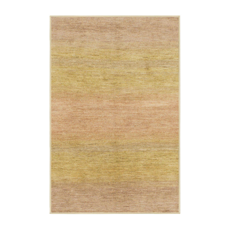 Tapis décoratif multicolore à motif abstrait, Rectangle 4 pi x 6 pi